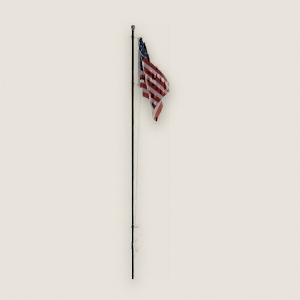 Small American Flag Pole - Woodland Scenics