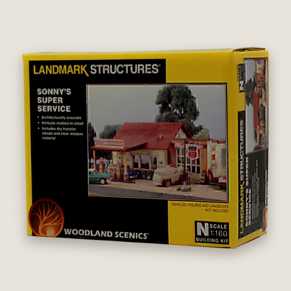 N Kit, Sonny s Super Service - Woodland Scenics