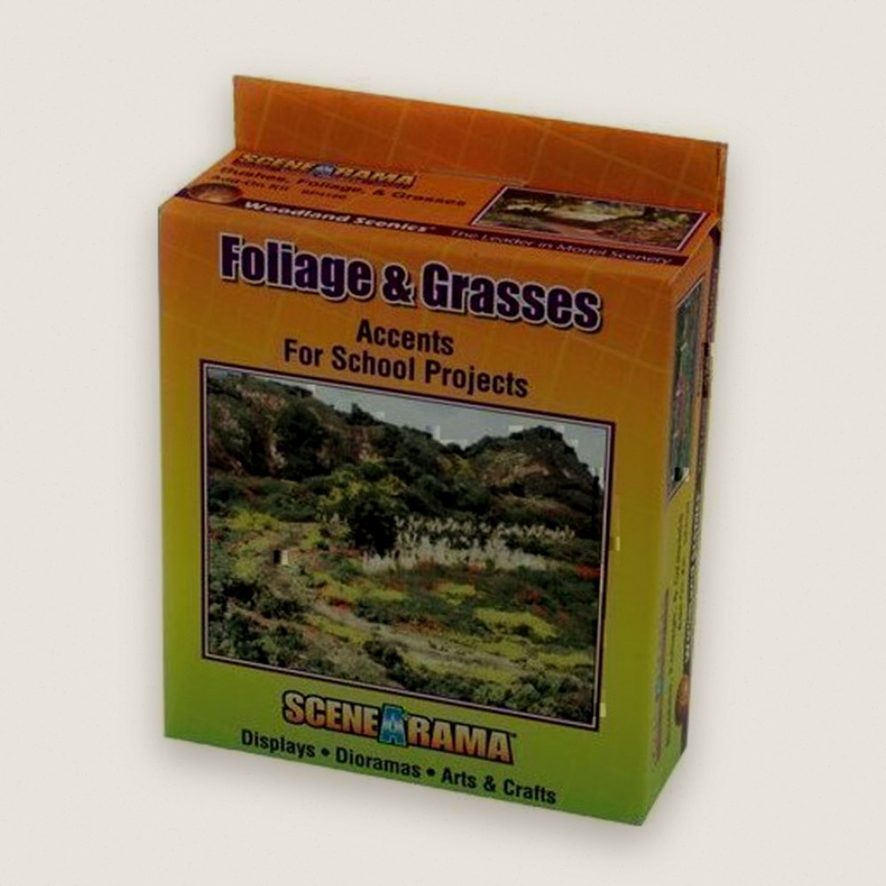 Bushes Foliage & Grasses Kit, Scene-a-Rama - Woodland Scenics