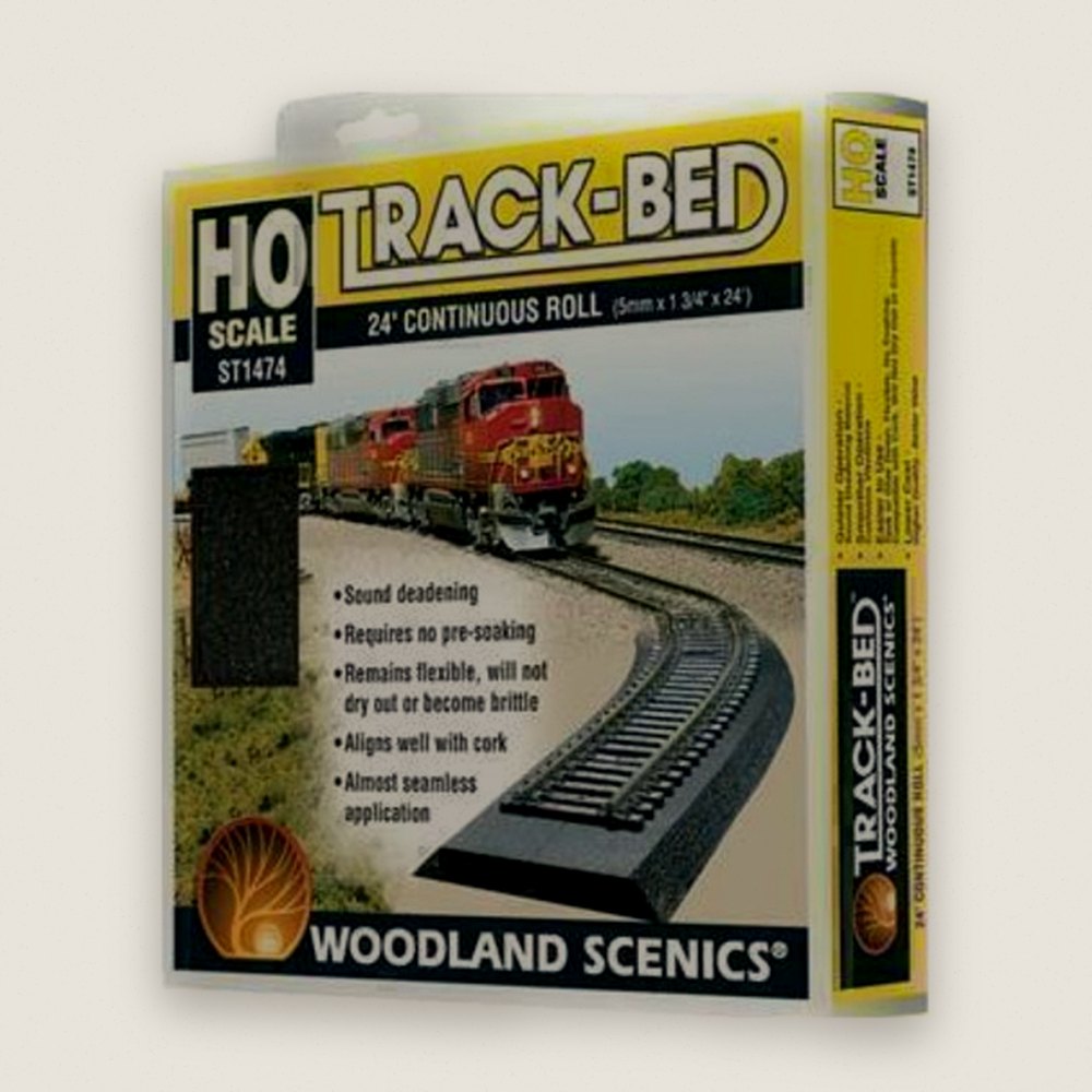 Track-Bed Roll, HO, 24-Foot - Woodland Scenics