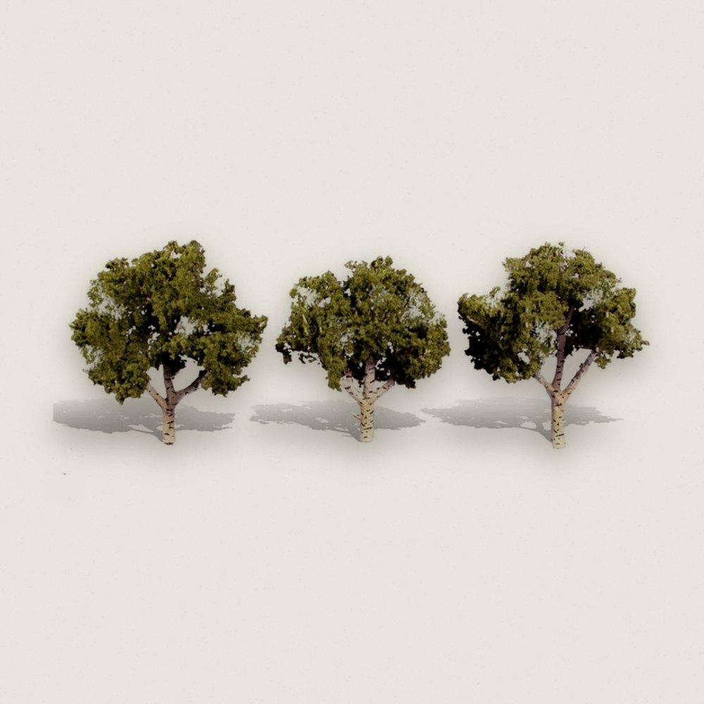 Tree, Classics, Waters Edge, 4-5, Qty 3 - Woodland Scenics