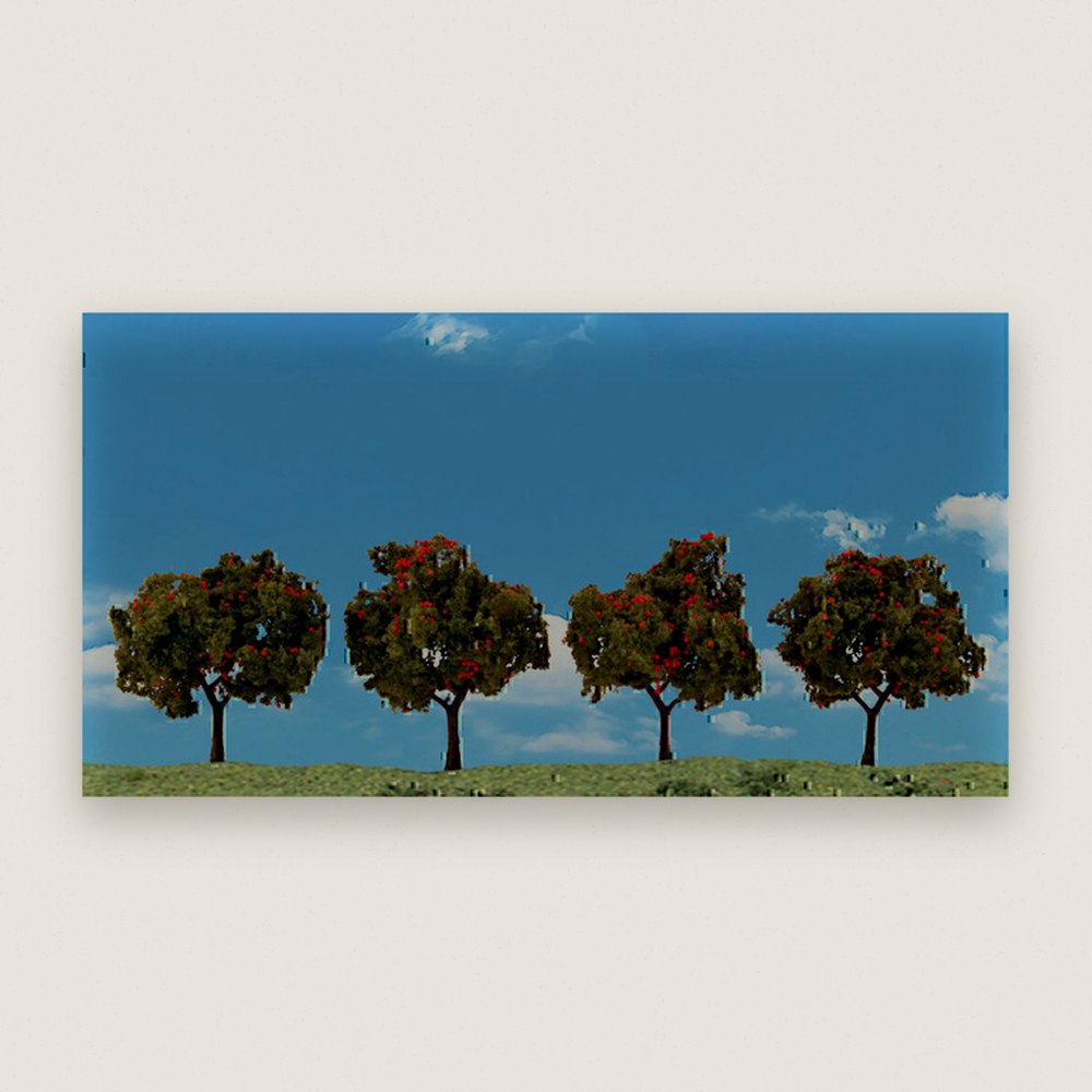 Tree, Classics, Apple, 2-3, Qty 4 - Woodland Scenics