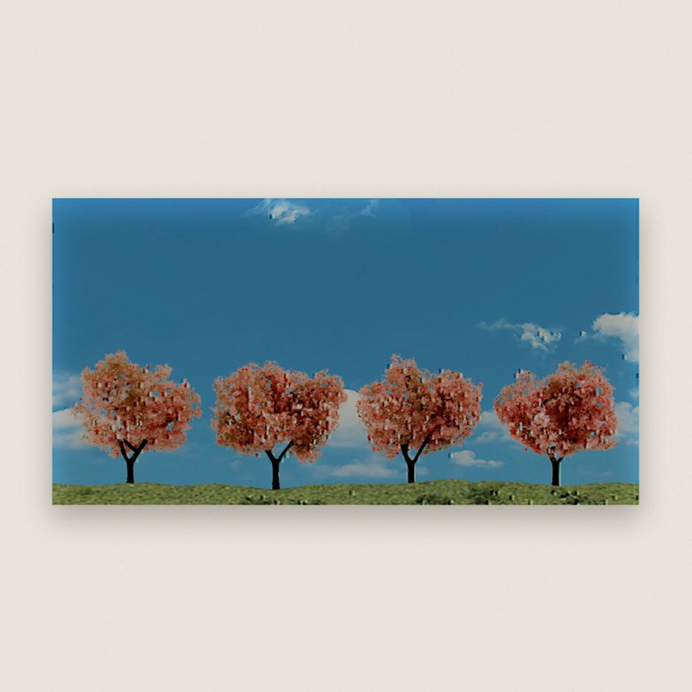 Tree, Classics, Flowering, 2-3, Qty 4 - Woodland Scenics