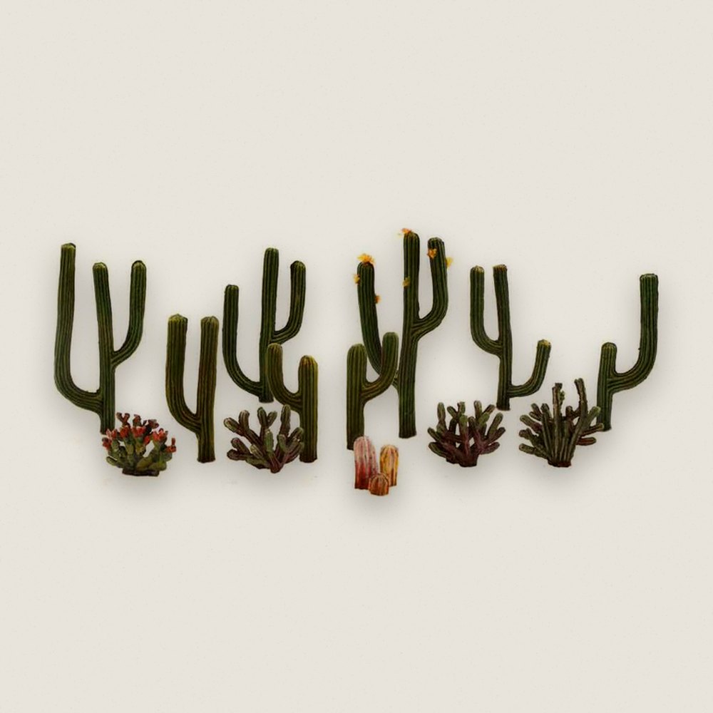 Tree, Classics, Cactus, .5-2.5, Qty 13 - Woodland Scenics
