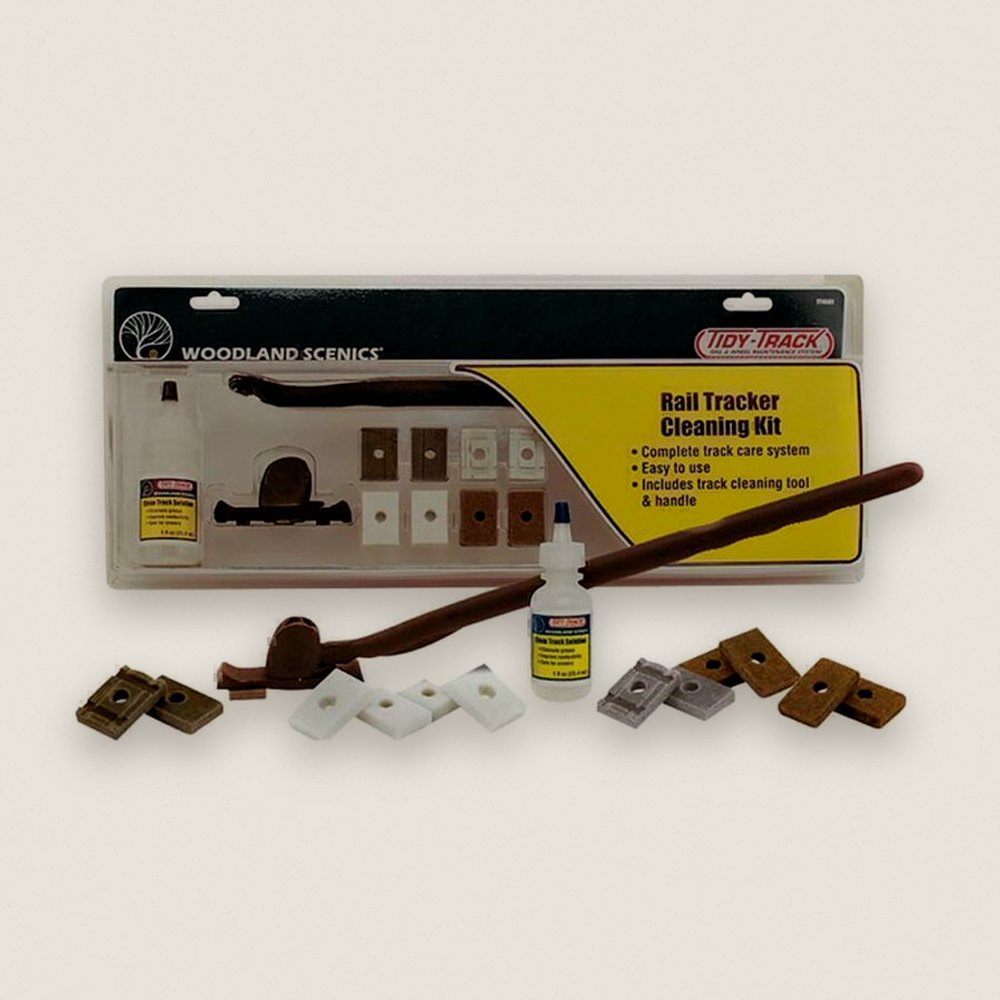 Tidy Track Rail Tracker Cleaning Kit - Woodland Scenics