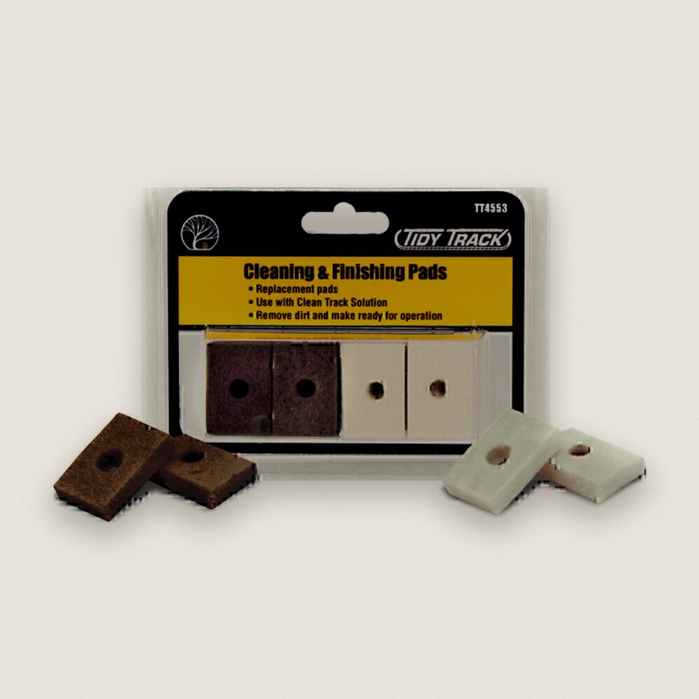 Cleaning and Finishing Pads, for Tidy Track - Woodland Scenics