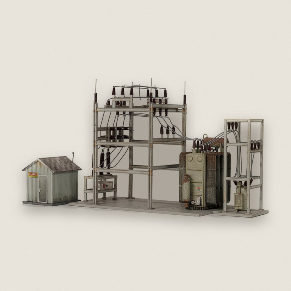 Substation, N Scale - Woodland Scenics