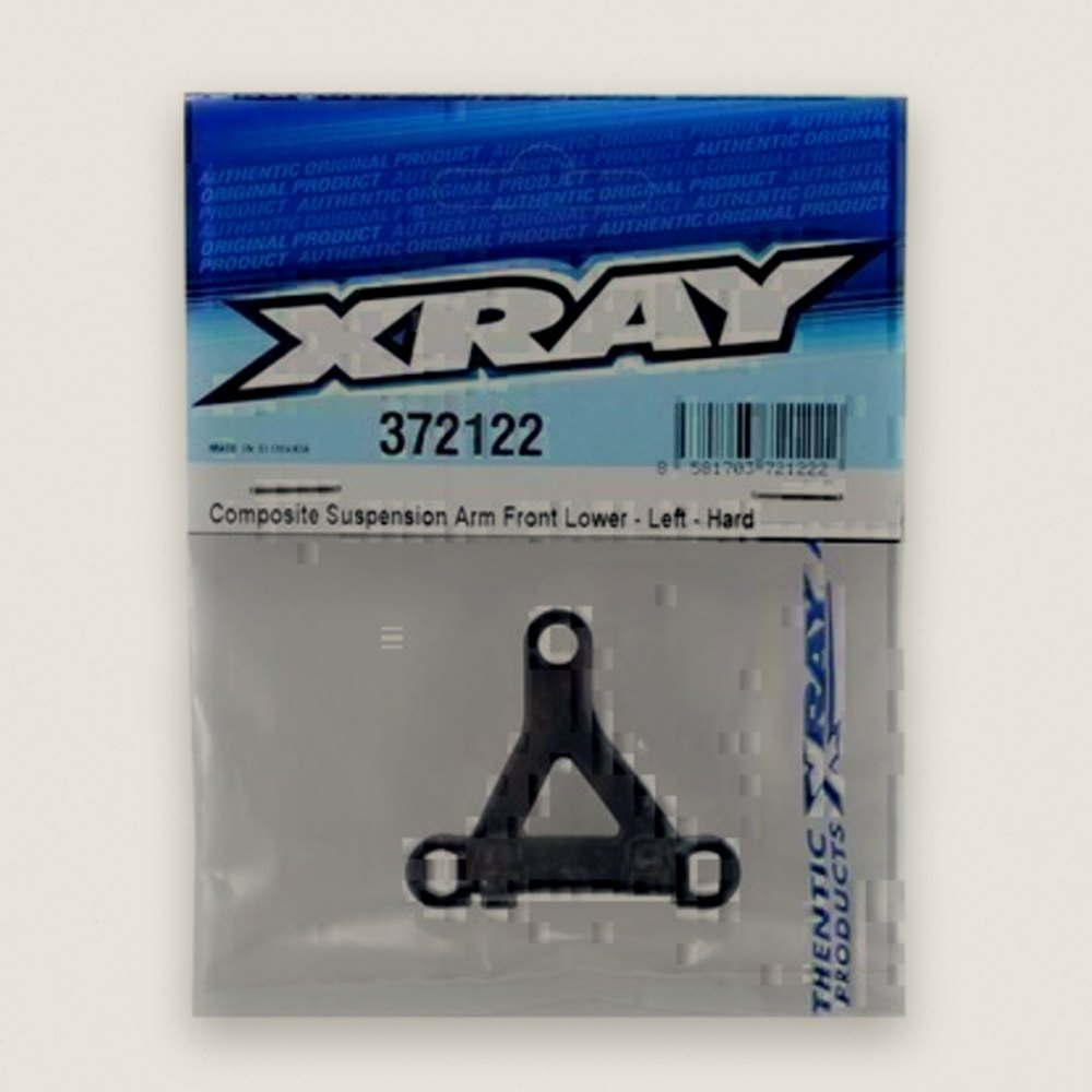 Front Lower Suspension Arm, Composite Left Hard - Xray