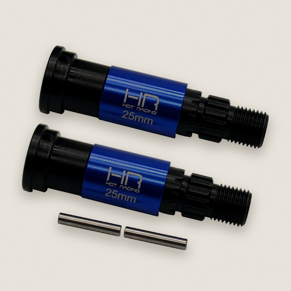 Steel Heavy-Duty Constant-Velocity Wheel Drive Axles, +25mm for XRT - Hot Racing